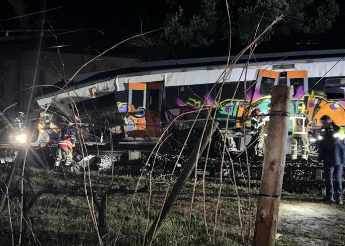Foto: Accidente de tren en Barcelona /Cortesía Foto: Accidente de tren en Barcelona /Cortesía