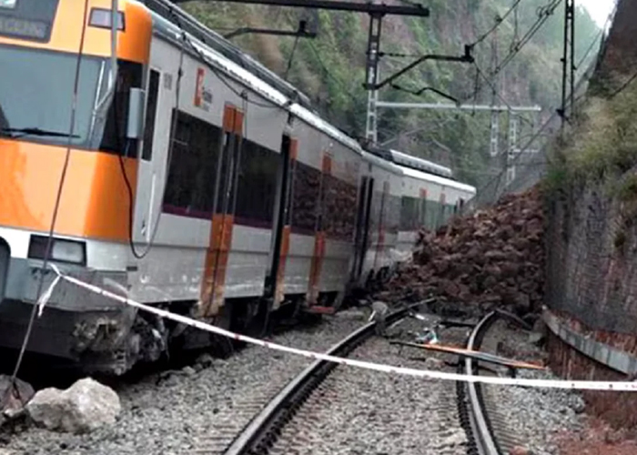 Foto: Accidente de tren en Barcelona /Cortesía