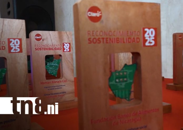 Foto:Claro Nicaragua premia a empresas comprometidas con la sostenibilidad/Cortesía
