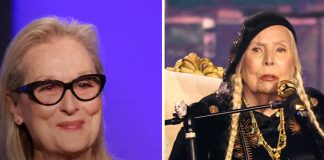 Foto: Meryl Streep será Joni Mitchell /cortesía