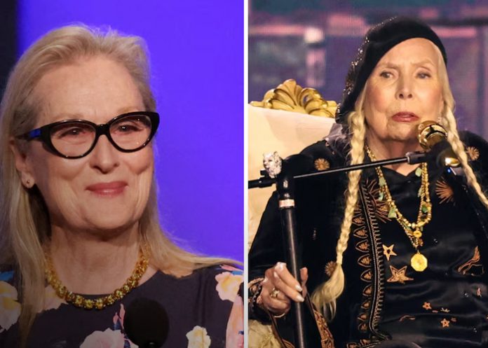 Foto: Meryl Streep será Joni Mitchell /cortesía Foto: Meryl Streep será Joni Mitchell /cortesía