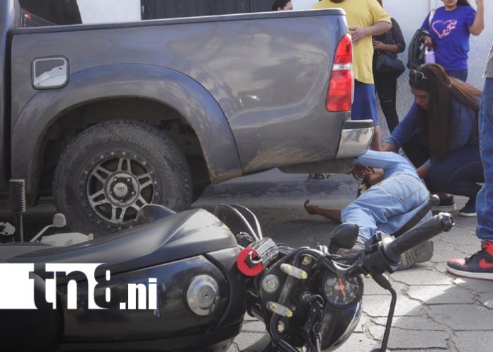 Foto: Conductor habría irrespetado señal de alto en Estelí/TN8