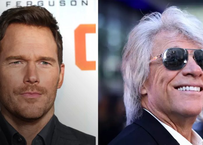 Foto: Chris Pratt y Bon Jovi /cortesía