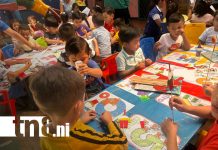 Foto: Niños y niñas disfrutan mañana educativa llena de juegos y aprendizaje en Managua /TN8