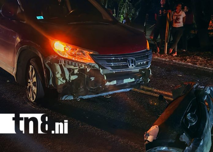 Foto: Conductor en estado de ebriedad causa doble accidente y deja un lesionado en Rivas/TN8