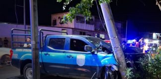 Foto: Grave accidente vial dejan a 2 agentes del orden público con heridas de consideración/TN8