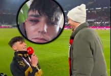 agreden al árbitro que se comprometió en pleno estadio