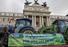 El campo toma Madrid: 8.000 agricultores marchan contra acuerdo UE-Mercosur Foto: Protestan en Madrid contra el acuerdo UE - Mercosur /Cortesía