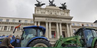 Foto: Protestan en Madrid contra el acuerdo UE - Mercosur /Cortesía