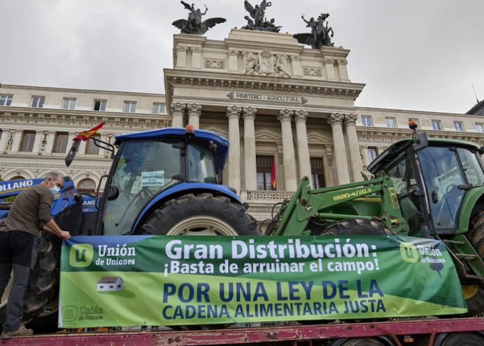 Foto: Protestan en Madrid contra el acuerdo UE - Mercosur /Cortesía