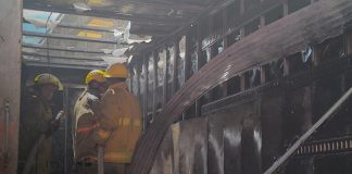 Foto: Camión cargado con material inflamable se incendia en Estelí / TN8