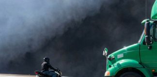 Foto: Motociclista graba el momento exacto del choque donde muere su amigo en Honduras / Cortesía