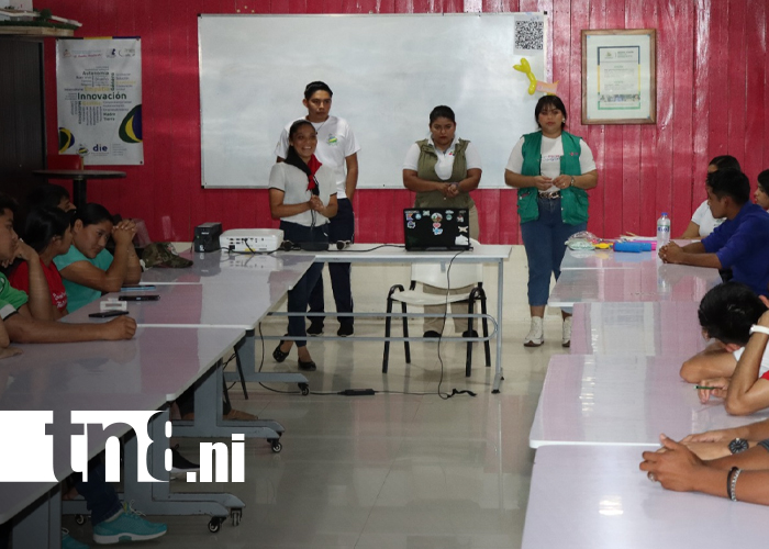 Foto: Globoflexia impulsa creatividad en jóvenes de Siuna/TN8