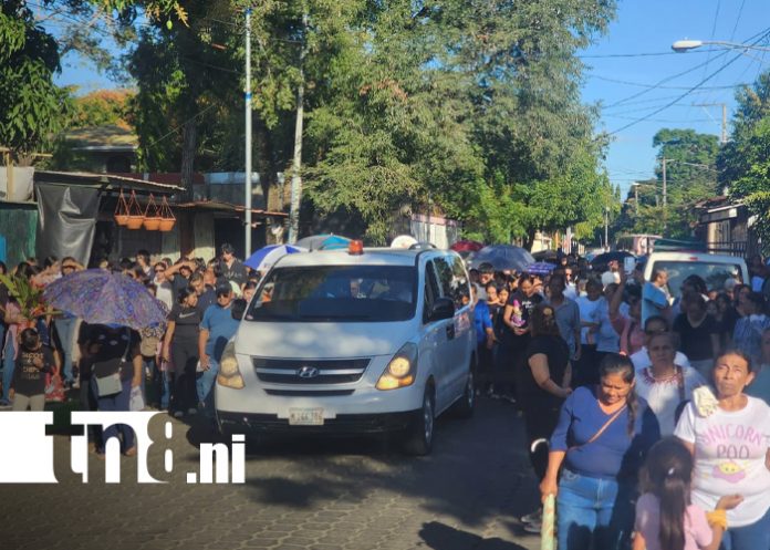 Foto: Último adiós a la niña de 6 años víctima de un trágico accidente en Ticuantepe/TN8