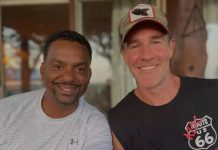 Foto: Alfonso Ribeiro despide a James Van Der Beek /cortesía