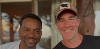 Foto: Alfonso Ribeiro despide a James Van Der Beek /cortesía