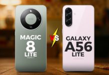 Foto: HONOR Magic 8 Lite vs Samsung A56 /cortesía