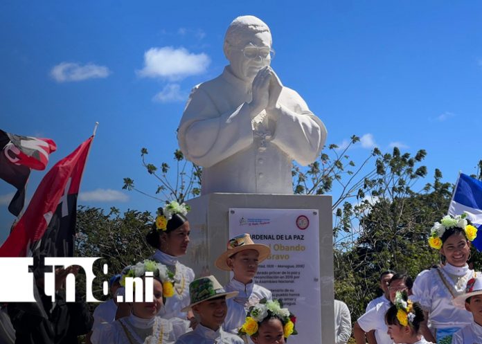 Foto: Chontales rinden homenaje al Cardenal de la Paz/TN8