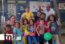 Foto: niñez de Nueva Libia celebra con alegría el legado de Augusto C. Sandino / TN8