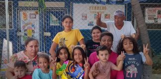 Foto: niñez de Nueva Libia celebra con alegría el legado de Augusto C. Sandino / TN8