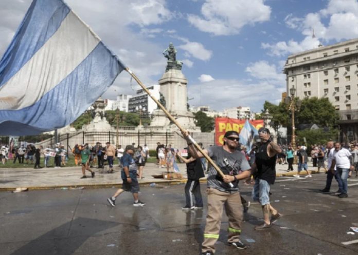 Foto: Huelga nacional en Argentina /cortesía