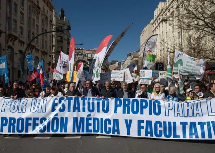 Foto: Huelga médica en España /cortesía