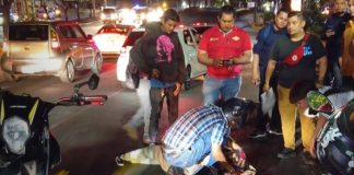 Foto: Accidentes en Managua deja una mujer lesionada y daños/TN8