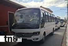 Pobladores de Granada recibe nuevos buses y moderniza su transporte público Foto: Granada avanza con la incorporación de nuevas unidades de transporte/ TN8