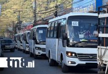Cinco nuevos microbuses Yotong fortalecen el transporte colectivo en Jinotega Foto: Microbuses fortalecen transporte colectivo en Jinotega/TN8