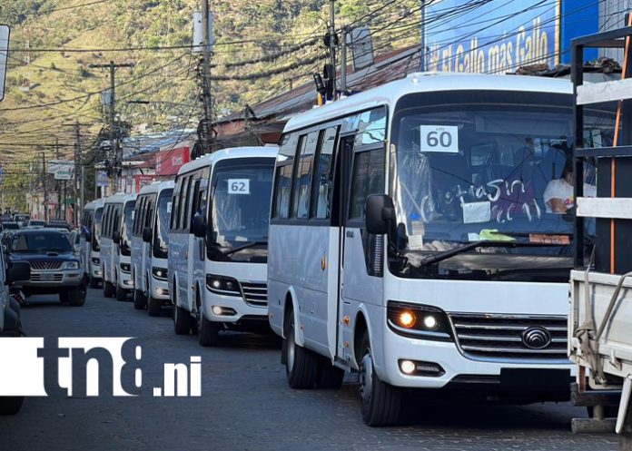 Foto: Microbuses fortalecen transporte colectivo en Jinotega/TN8