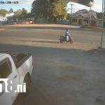 Foto: Motociclista herido tras accidente en cruce peligroso de Managua/TN8