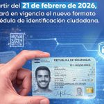 Foto: Así será el nuevo formato de cédula que entra en vigor este febrero en Nicaragua / Cortesía