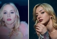 Madonna sorprende a patinadora olímpica tras emotivo homenaje Foto: Madonna y Amber Glenn /cortesía