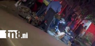 Foto: Joven motociclista sufre grave accidente en Carretera Norte /TN8