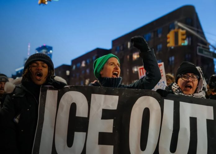 Foto: Muerte por disparos de ICE /cortesía