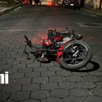 Foto: Motociclista y su esposa resultan heridos en accidente de tránsito en Juigalpa/TN8