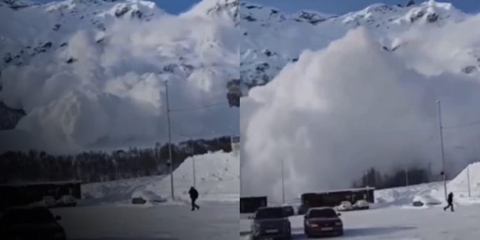 Foto: Avalancha controlada en Monte Elbrús: así se gestiona el riesgo/ Cortesía
