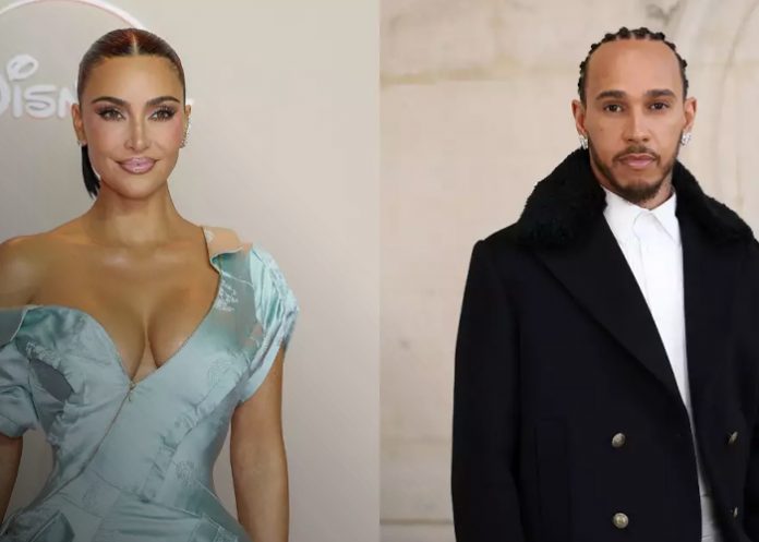 Foto: Kim Kardashian y Lewis Hamilton /cortesía
