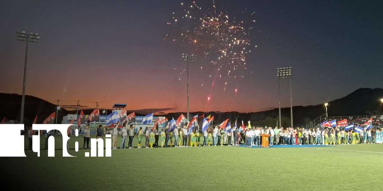 Foto: Matagalpa inaugura luminarias en el Estadio Comandante Carlos Fonseca Amador/TN8