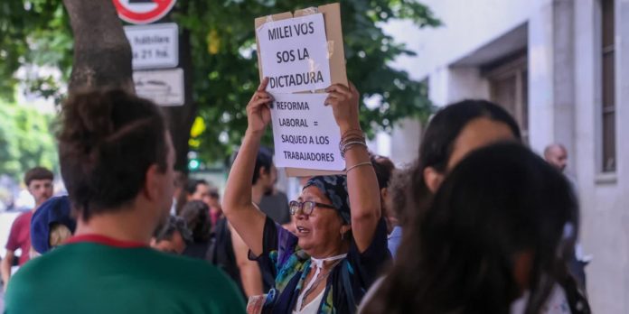 Foto: Protestas en Argentina /cortesía