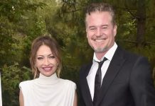 Foto: Rebecca Gayheart sobre Eric Dane /cortesía