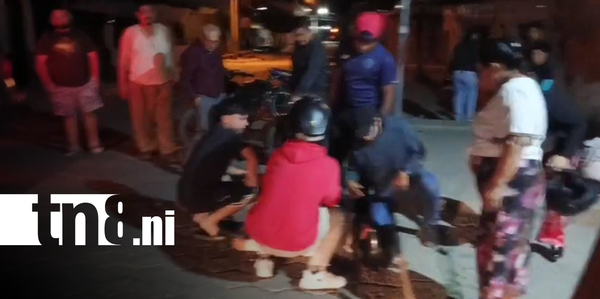Foto: Motociclista resulta lesionado tras impactar con un perro en Estelí/TN8