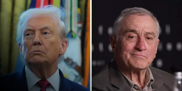 Foto: Donald Trump a Robert De Niro /cortesía