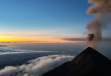 Foto: Volcán de Fuego en Guatemala mantiene alerta por caída de ceniza/Cortesía