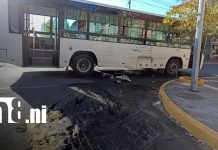 Foto: Unidad de Cooperativa La Reconciliación Ruta 175 sufre incidente y se controla sin daños/Cortesía