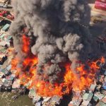 Foto: Incendio masivo consume un vecindario en Filipinas /Cortesía