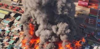 Foto: Incendio masivo consume un vecindario en Filipinas /Cortesía