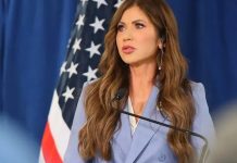 Secretaria de Seguridad Nacional de Estados Unidos asegura haber sido espiada Foto: Noem alerta sobre espionaje en Estados Unidos /cortesía