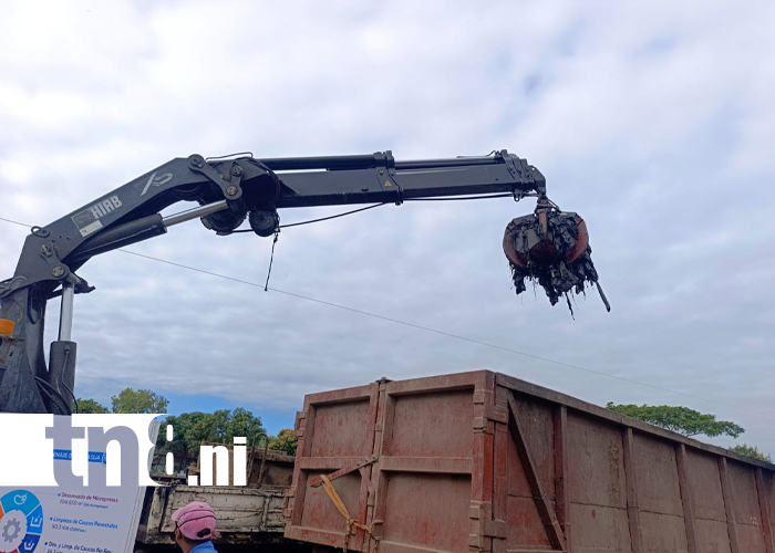 Foto: Trabajos de limpieza buscan prevenir inundaciones en Managua /TN8