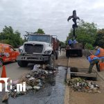 Foto: Trabajos de limpieza buscan prevenir inundaciones en Managua /TN8